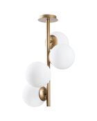 Lampadario Faze dorato - 32x53 cm