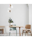 Lampadario Faze dorato - 32x53 cm