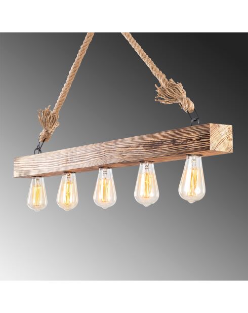 Lustre Erebos bois - 100x7x53 cm