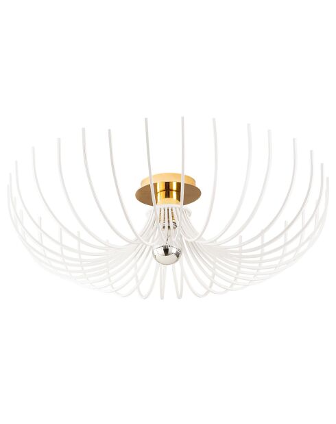 Plafonnier Aspendos blanc - 56x16 cm