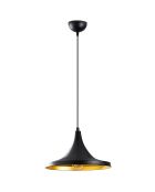 Lampadario Berceste nero - 30x30x113 cm