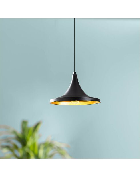 Lampadario Berceste nero - 30x30x113 cm