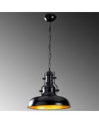 Lampadario Berceste nero - 32x32x78 cm