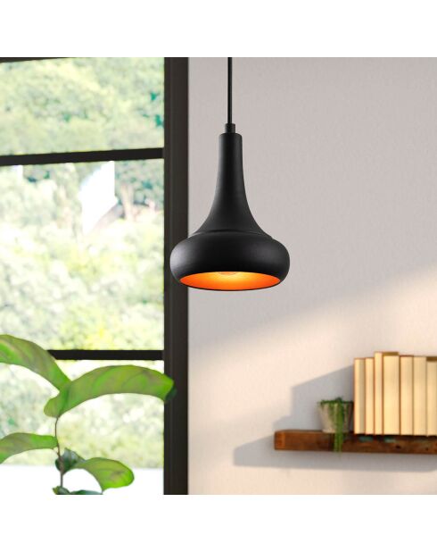 Lampadario Berceste nero - 16x117 cm