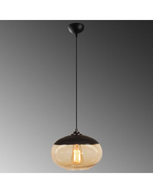 Suspension Camini miel/noir - 25x113 cm
