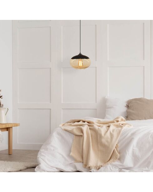 Suspension Camini miel/noir - 25x113 cm