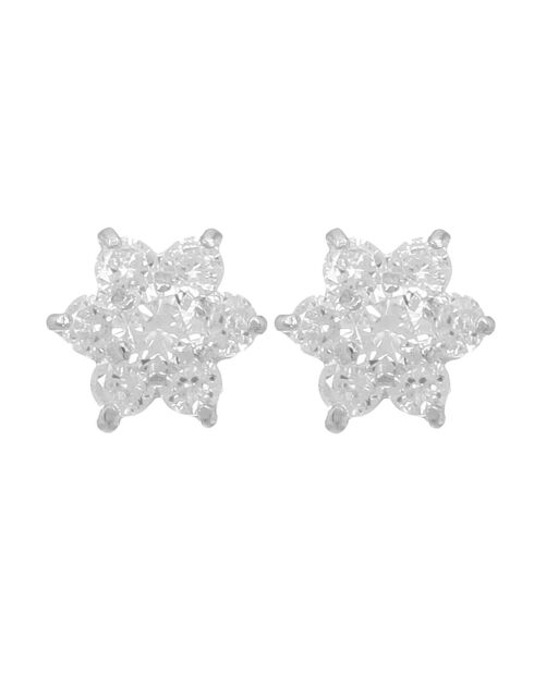 Boucles d'oreilles Le Messager Blanc or blanc