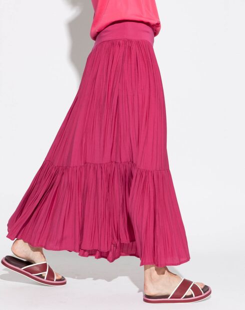 Jupe Jasmin framboise