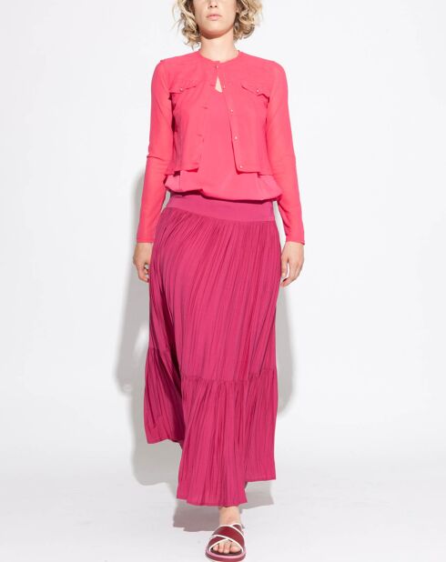 Jupe Jasmin framboise