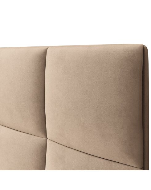 Tête de lit en Velours Begonia beige - 180 cm