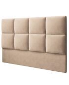 Tête de lit en Velours Begonia beige - 200 cm