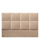 Tête de lit en Velours Begonia beige - 200 cm