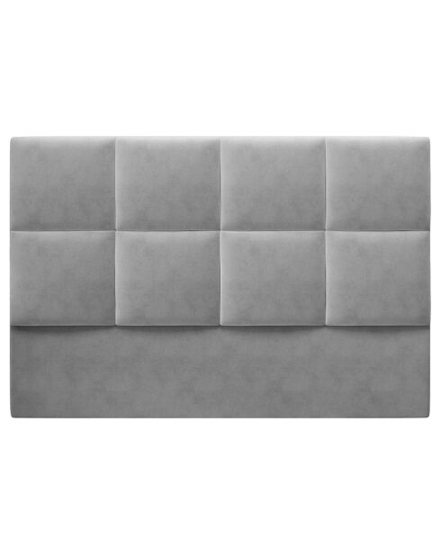 Tête de lit en Velours Begonia gris clair - 160 cm