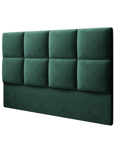 Tête de lit en Velours Begonia vert bouteille - 160 cm