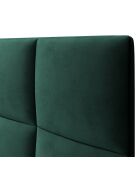 Tête de lit en Velours Begonia vert bouteille - 180 cm