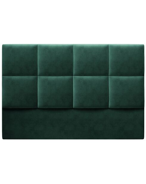 Tête de lit en Velours Begonia vert bouteille - 200 cm