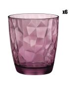6 Verres Diamond violets - 30 cl