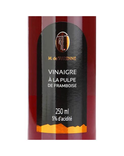 Bouteille de Vinaigre à la Pulpe de Framboise 250 ml