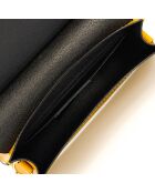 Borsa a tracolla Fanny in pelle gialla - 24x8x19 cm