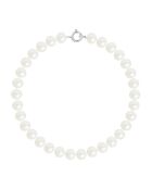 Bracciale Rang in oro bianco Perle d'acqua dolce semicircolari bianche