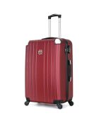 3 eenpersoons koffers met 4 wielen Amelie-A 50/60/70 cm pruim