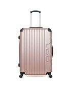 Hamburg Long-Stay-Koffer mit 4 Rädern und einem Rad, 69 cm, roségold