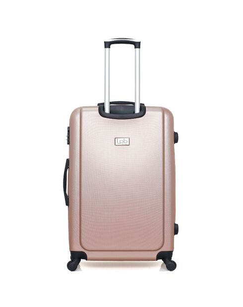 Hamburg Long-Stay-Koffer mit 4 Rädern und einem Rad, 69 cm, roségold