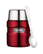 Porte aliments isotherme King rouge/argenté - 47 cl