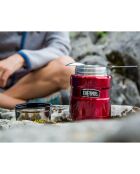 Porte aliments isotherme King rouge/argenté - 47 cl