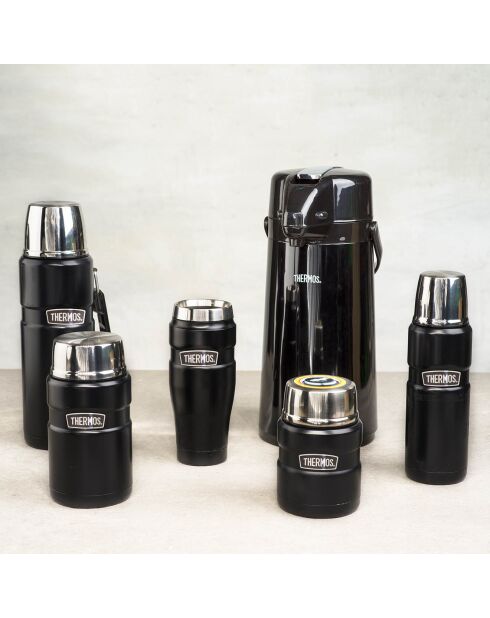 Pichet à pompe noir - 1.9 L