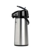 Brocca a pompa nera/argento - 2,2 L