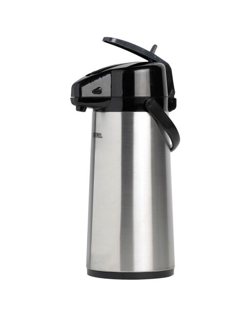 Brocca a pompa nera/argento - 2,2 L