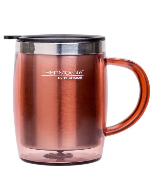 Oudroze geïsoleerde bureaubeker - 45 cl