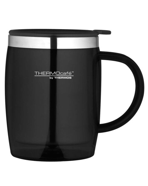 Mug isotherme de bureau noir - 45 cl