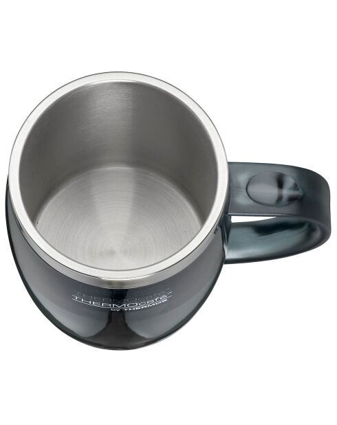 Mug isotherme de bureau noir - 45 cl