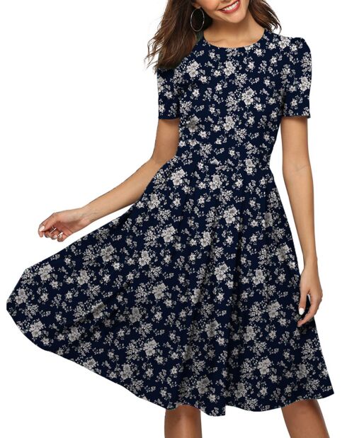 Robe Maxine bleu marine