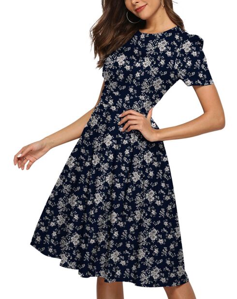 Robe Maxine bleu marine