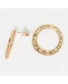 Boucles d'oreilles Tikehau dorées