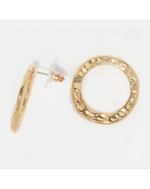 Boucles d'oreilles Tikehau dorées