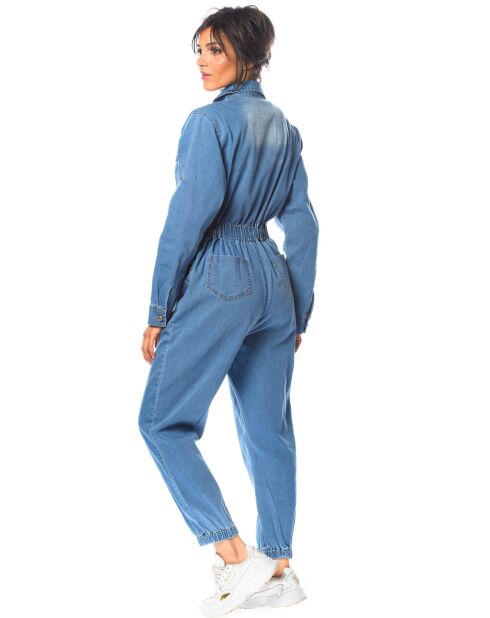 Combinaison en Jean Anna bleue