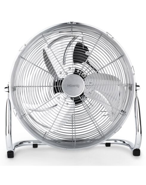 Ventilador de suelo cromado JOE30 - 50,5x17,5x48,5 cm