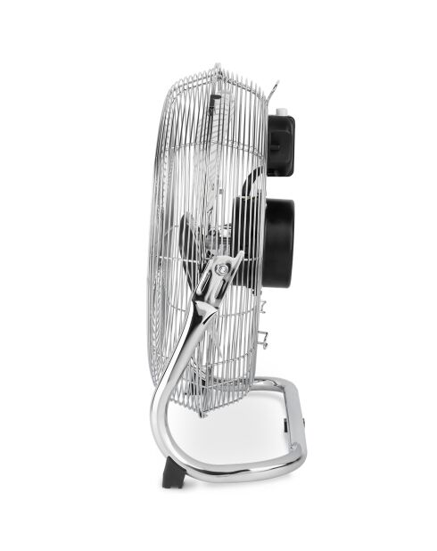 Ventilador de suelo cromado JOE30 - 50,5x17,5x48,5 cm