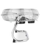 Ventilateur de sol JOE30 chrome - 50.5x17.5x48.5 cm