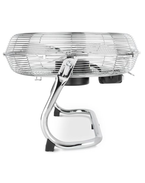 Ventilador de suelo cromado JOE30 - 50,5x17,5x48,5 cm