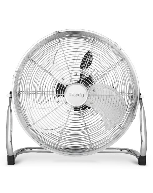 Ventilador de suelo cromado JOE30 - 53x18x54 cm