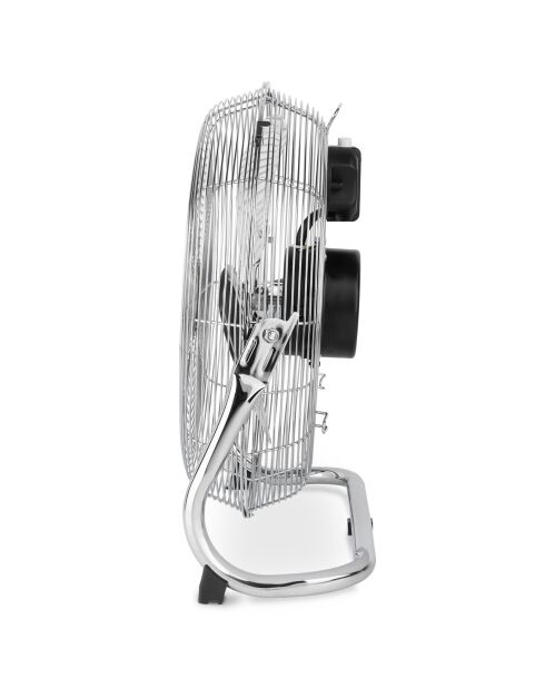 Ventilador de suelo cromado JOE30 - 53x18x54 cm