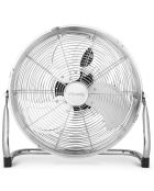 Ventilateur de sol JOE30 chrome - 50.5x17.5x48.5 cm