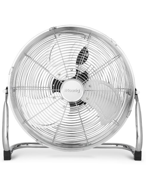 Ventilador de suelo cromado JOE30 - 50,5x17,5x48,5 cm