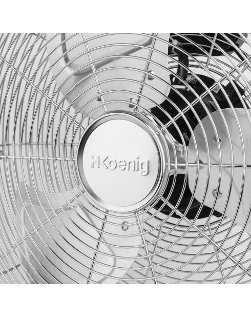 Ventilador de suelo cromado JOE30 - 53x18x54 cm