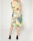 Robe Ambigue broderie fantaisie orange